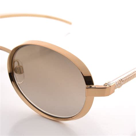 chanel oval signature sunglasses